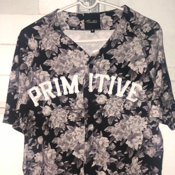 Men’s Primitive Apparel Polo Button Up Tee - Picture 1 of 3